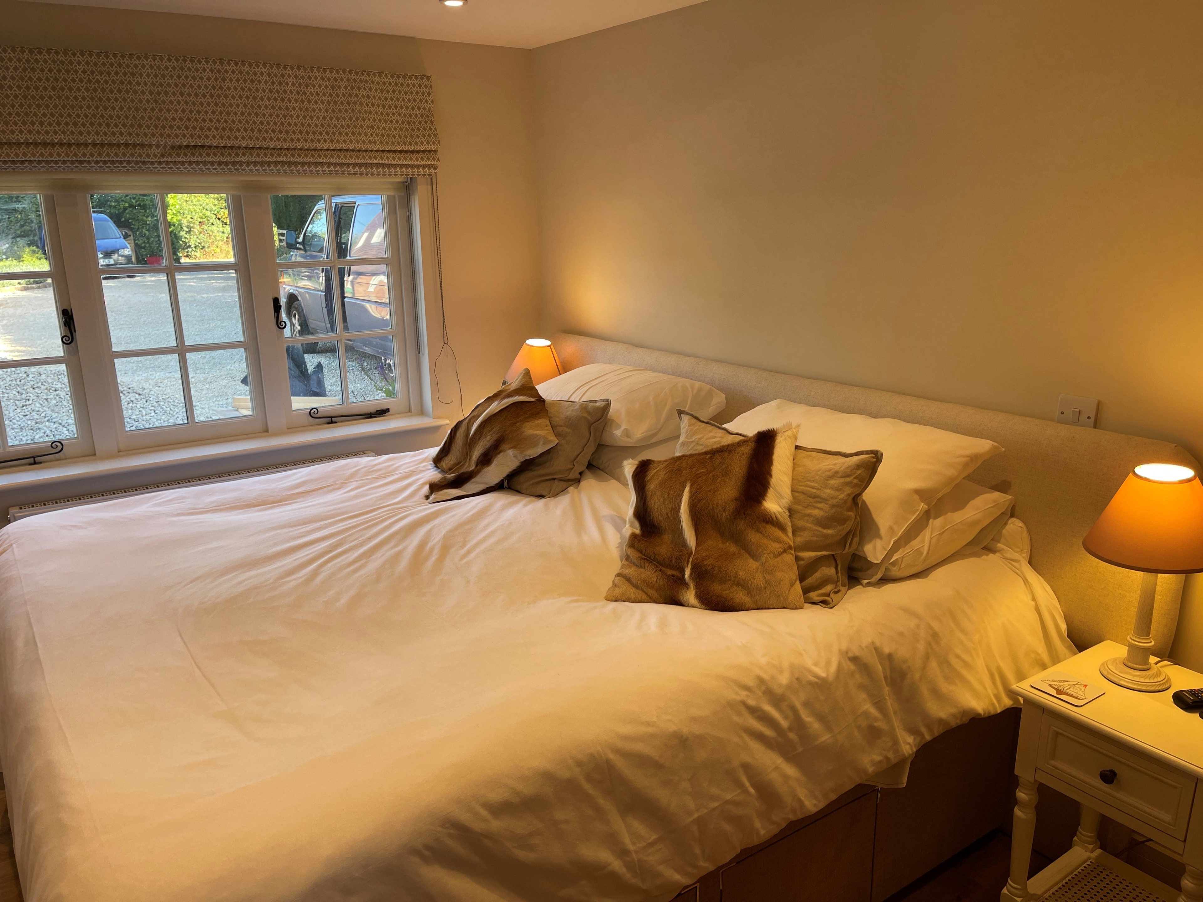 Bedroom one at Neatham Barn