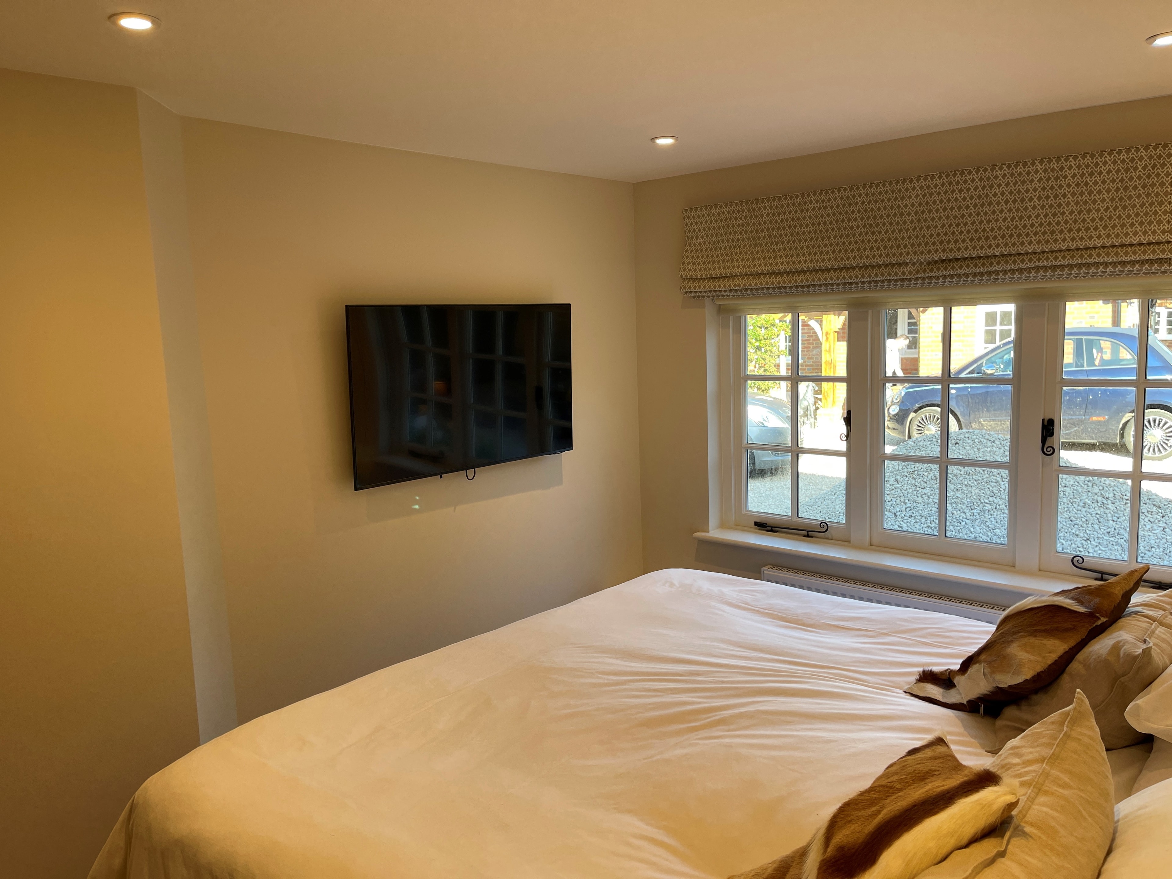 An additional view of bedroom one at Neatham Barn